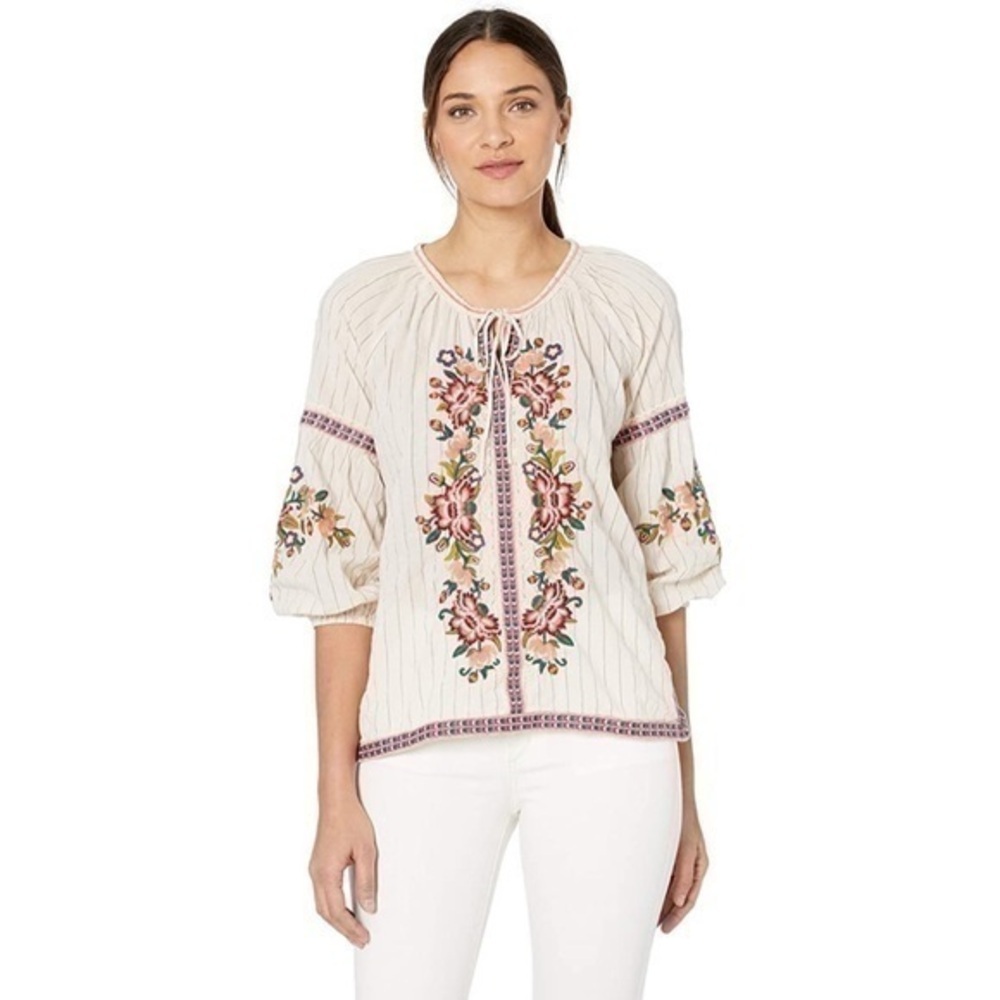 Johnny Was Juliene Peasant Blouse
